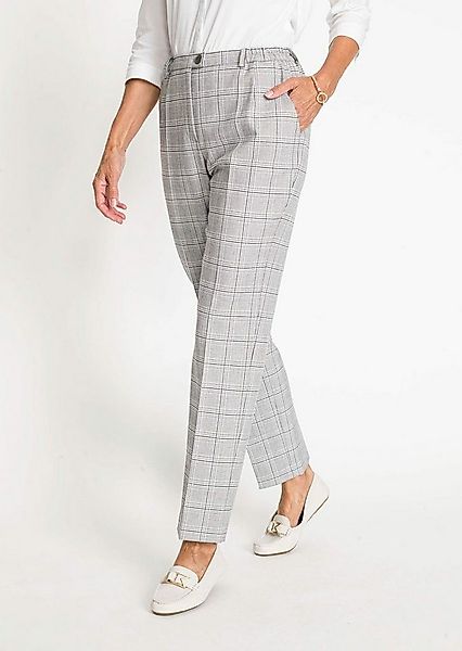 GOLDNER Stoffhose Kurzgröße: Karohose Anna günstig online kaufen