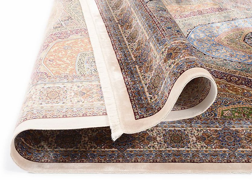 OCI DIE TEPPICHMARKE Teppich "SILK LINE SHAH ABBAS" rechteckig 5 mm Höhe Ku günstig online kaufen