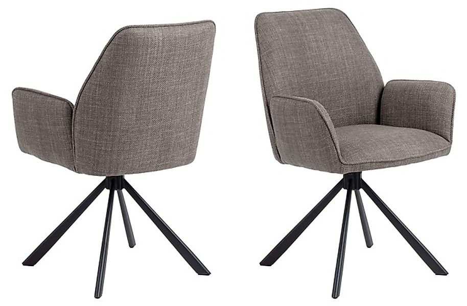 ACTONA GROUP Esszimmerstuhl »Glenda, gepolsterter komfortabel Stuhl mit Arm günstig online kaufen