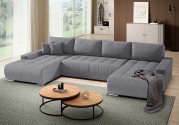 Beautysofa Ecksofa mit Bettkasten DRACO U, günstig online kaufen