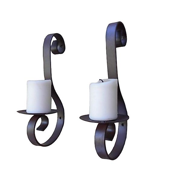 Deko-Impression Wandkerzenhalter Stilvolle Wandkerzenhalter 2er Set Eisen m günstig online kaufen