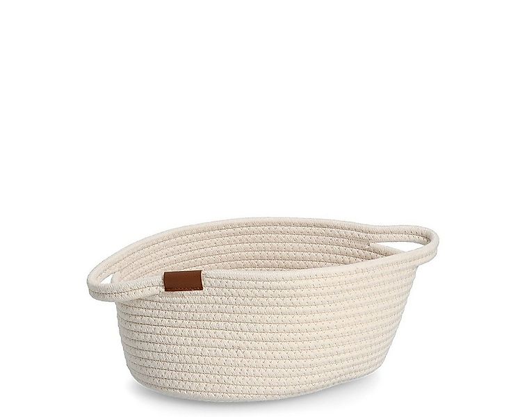 Zeller Present Aufbewahrungskorb, Baumwolle/Polyester, natur, ca. 29 x 21 x günstig online kaufen