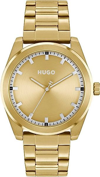 HUGO Quarzuhr #BRIGHT 1530354, Armbanduhr, Herrenuhr, Mineralglas, Edelstah günstig online kaufen