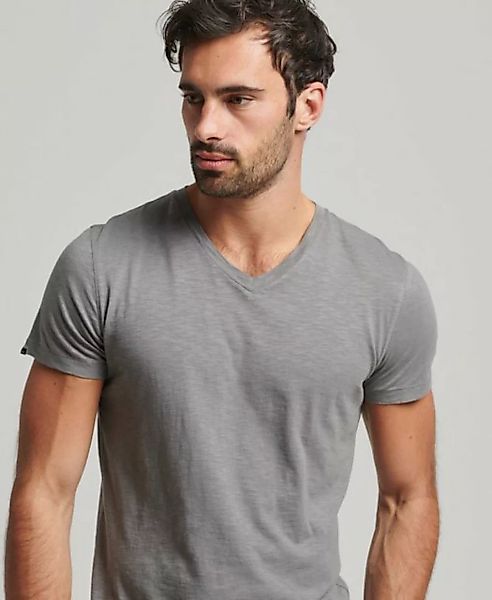 Superdry T-Shirt STUDIOS V NECK TEE Folkstone Grey günstig online kaufen