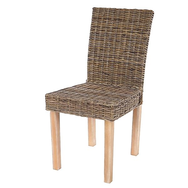 MCW Esszimmerstuhl Littau 4er Set Rattan günstig online kaufen