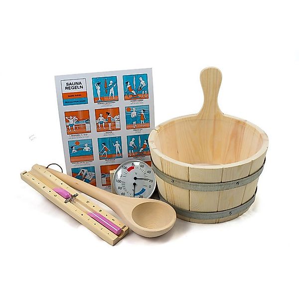 Karibu Sauna-Aufgussset Zubehörset Classic (6-tlg) günstig online kaufen