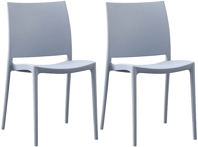 CLP Gartenstuhl Meton (2er Set), Kunststoff, günstig online kaufen