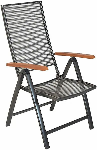 Merxx Thasos Klappsessel 5-fach verstellbar Aluminium günstig online kaufen