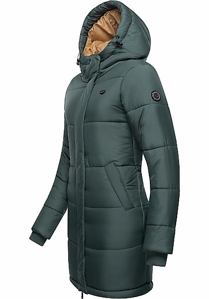 Ragwear Steppmantel "Relive Long Remake", lange Damen Steppjacke mit Kapuze günstig online kaufen