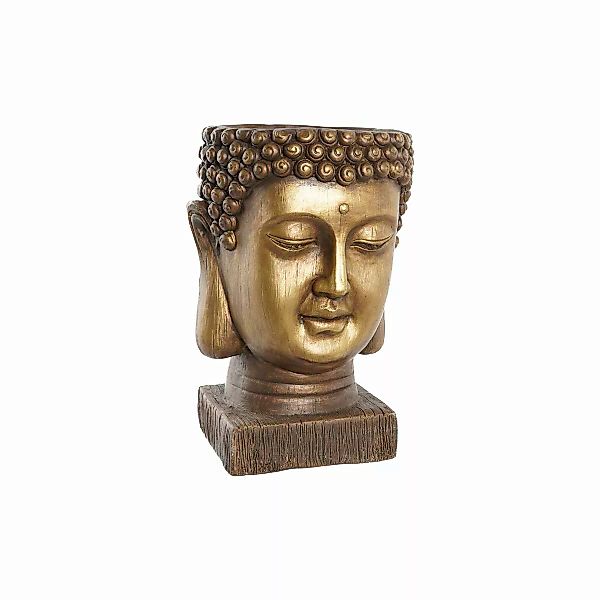 Blumentopf Dkd Home Decor Fiberglas Golden Buddha Orientalisch (25 X 25 X 3 günstig online kaufen