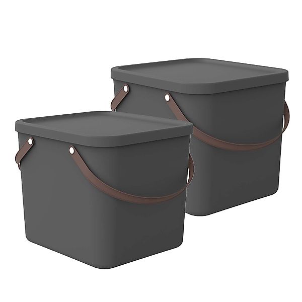 ROTHO Aufbewahrungsbox 2er-Set Aufbewahrungsbox 40l mit günstig online kaufen