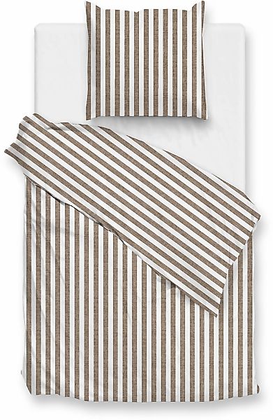 ZO HOME Bettwäsche "Banda-di-Lino" 2 Stk. tlg. Bettwäsche aus 100% Baumwoll günstig online kaufen