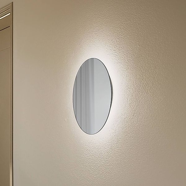 LED-Spiegel Ring M, Ø 29 cm, Glas, warmweiß günstig online kaufen