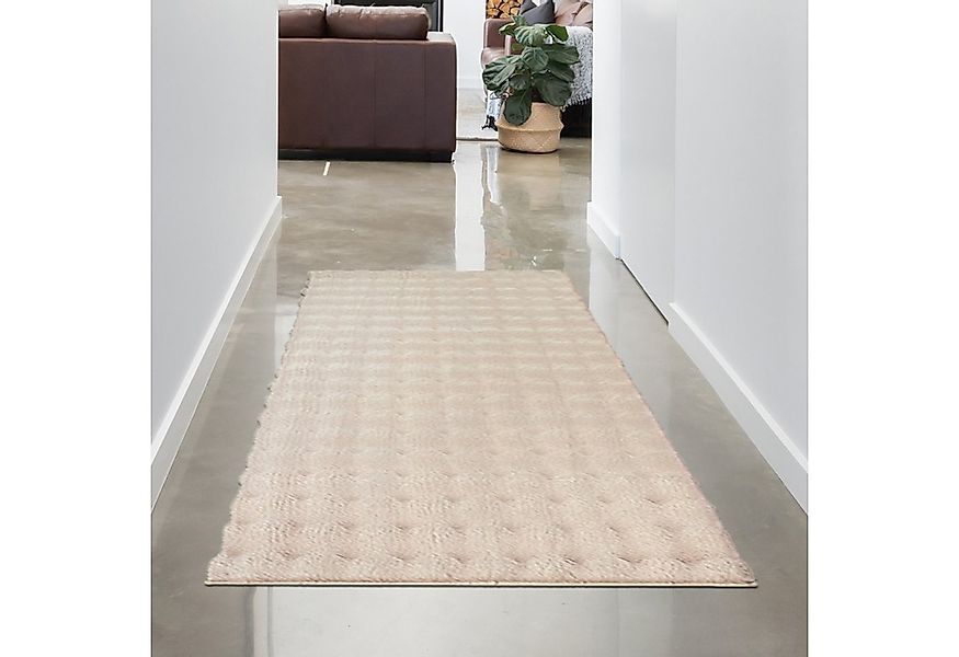 Carpetia Teppich Wohnzimmer-teppich Kunstfell rutschsicher mit Bubbleform i günstig online kaufen