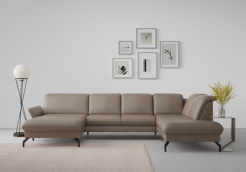 sit&more Wohnlandschaft »Fashion U-Form« wahlweise mit Kopfteilverstellung, günstig online kaufen