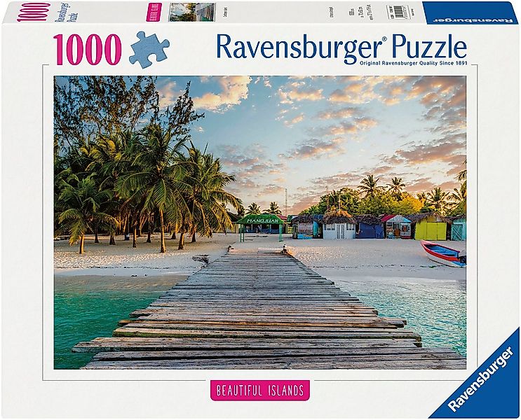 Ravensburger Puzzle Beautiful Islands, Karibische Insel, 1000 Puzzleteile, günstig online kaufen