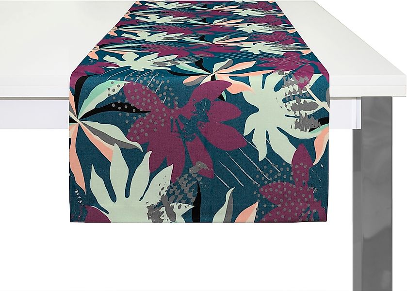 Adam Tischläufer "Jungle" GOTS organic,zertifiziert durch CERES 0242Made in günstig online kaufen