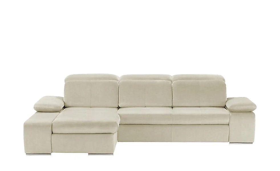 switch Ecksofa aus Mikrofaser Avilla ¦ beige ¦ Maße (cm): B: 285 H: 86 T: 1 günstig online kaufen