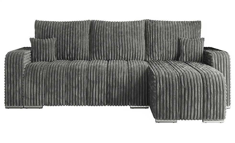 Ecksofa mit Schlaffunktion Kirasso ¦ grau ¦ Maße (cm): B: 245 H: 86 Polster günstig online kaufen