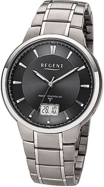 Regent Funkuhr FR269 - 1912.90.95, Quarzuhr, Armbanduhr, Herrenuhr, Datum, günstig online kaufen