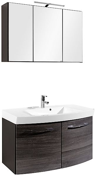 welltime Badmöbel-Set "Florida", (2 St.), Waschplatz Breite 100 cm und Spie günstig online kaufen