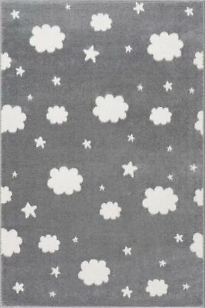 Happy Rugs Kinderteppich Nighttime silber/weiß Gr. 120 x 180 günstig online kaufen