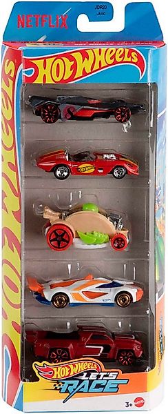 Hot Wheels Spielzeug-Auto Hot Wheels Let's Race, (Set, 5-tlg) günstig online kaufen
