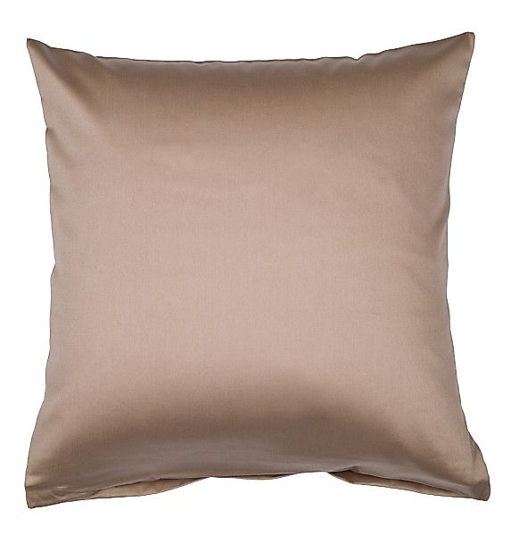 Janine Janine Mako-Satin Bettwäsche Colors 31001 taupe Größe:  40x40 cm günstig online kaufen