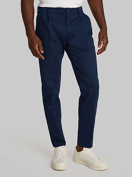 Calvin Klein Bundfaltenhose SATEEN STRETCH TAPERED günstig online kaufen
