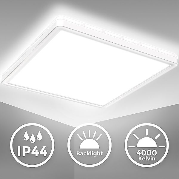 B.K.Licht Deckenleuchte LED Deckenlampe mit Backlight günstig online kaufen