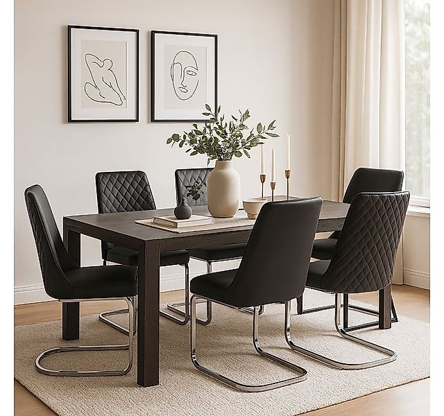 moebel-direkt-online Freischwinger Schwingstuhl mit Gestell chromfarben, me günstig online kaufen