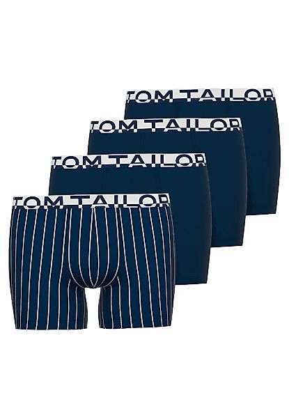 TOM TAILOR Boxershorts "Kentucky", weich, bequem, eng, elastisch, Logobund, günstig online kaufen