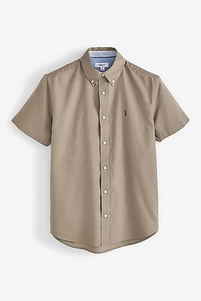 Next Kurzarmhemd Kurzärmeliges Oxford-Hemd mit Hirsch (1-tlg) günstig online kaufen