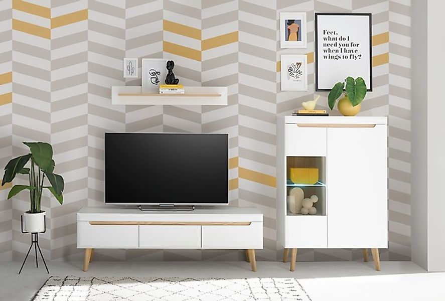 INOSIGN Wohnwand »Torge, Anbauwand, Schrankwand, Mediawand, Wohnzimmer-Set« günstig online kaufen