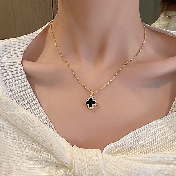 Blusmart Collier Modische Damenkette (Vierblättriges Kleeblatt günstig online kaufen