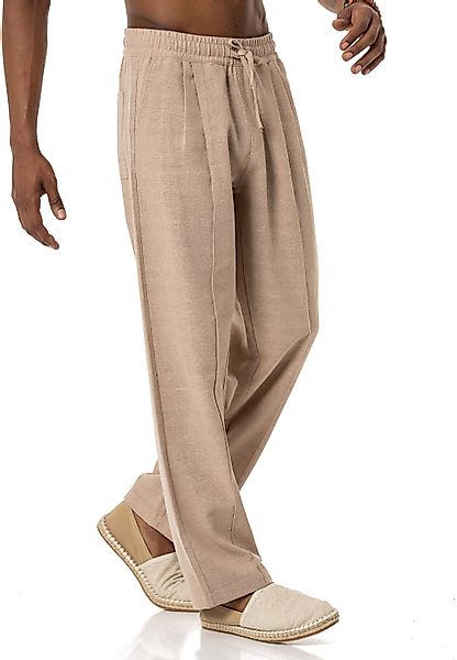 RedBridge Schlupfhose mit Bundfalten - Leinenhose günstig online kaufen