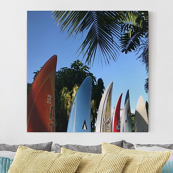 Leinwandbild - Quadrat Surfers Paradise günstig online kaufen