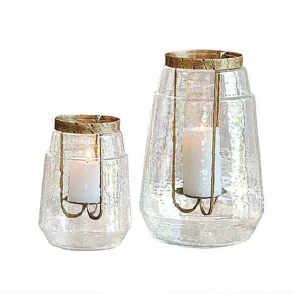 Mirabeau Windlicht Windlicht 2er Set Pérlisse günstig online kaufen