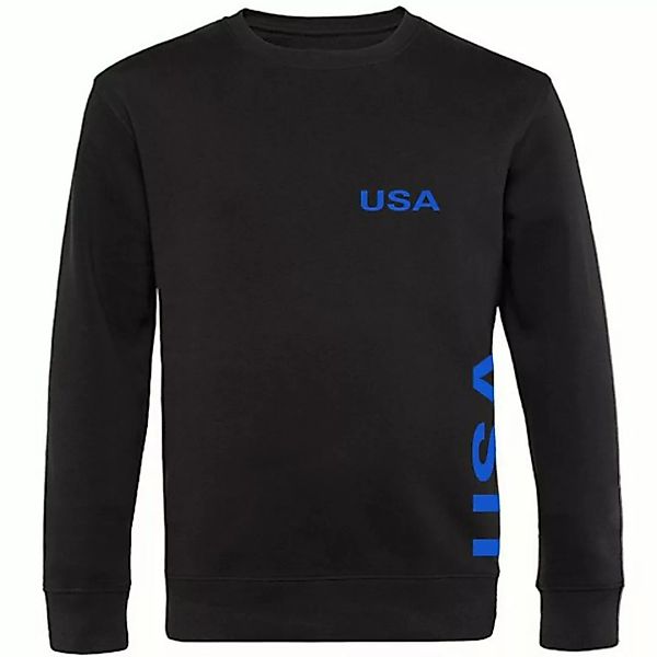 multifanshop Sweatshirt USA - Brust & Seite - Pullover günstig online kaufen