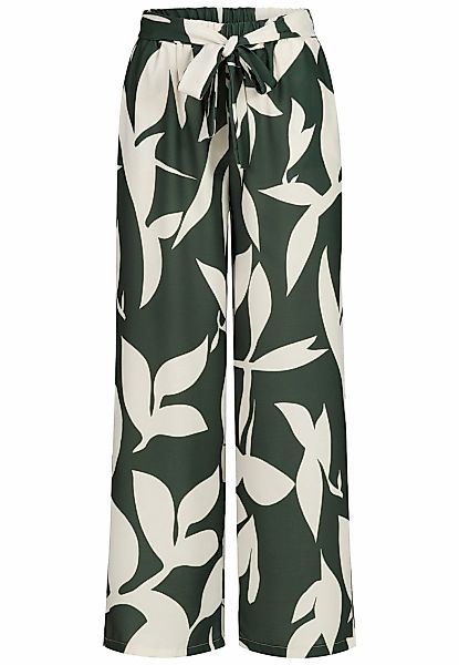 CLOUD 5IVE Stoffhose "CLOUD 5IVE Pants with floral aop and tie belt" günstig online kaufen