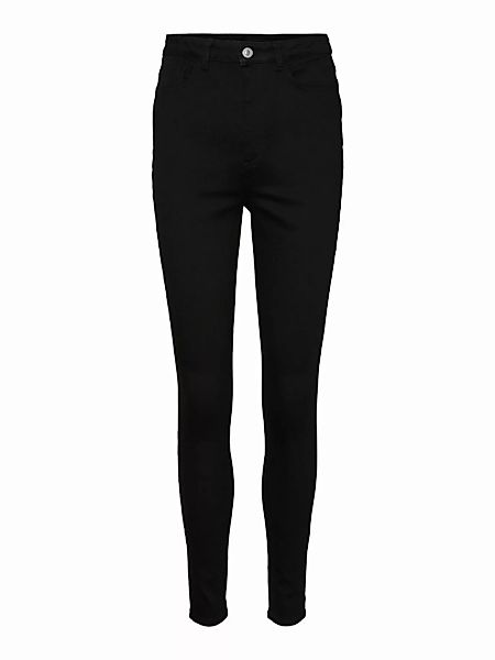 Vero Moda Skinny-fit-Jeans VMSANDRA SHR SKINNY JEANS BLACK NOOS günstig online kaufen
