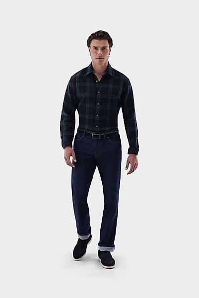 Flanellhemd kariert Tailort Fit günstig online kaufen