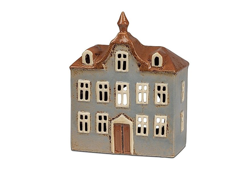 formano Windlicht Häuser, Farbe: Grau, Motiv: Haus günstig online kaufen
