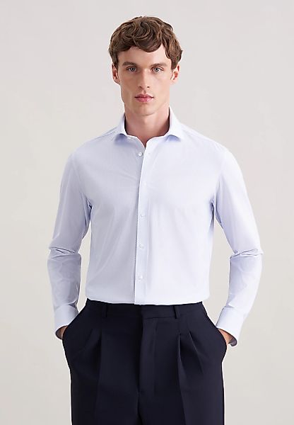 seidensticker Businesshemd "Schwarze Rose" Slim 1/1 Kentkragen Druck günstig online kaufen