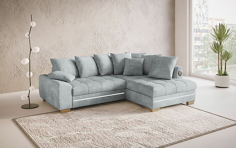 Mr. Couch Ecksofa »Nikita II, L-Form«, RGB-LED, Bluetooth-Soundsystem, wahl günstig online kaufen