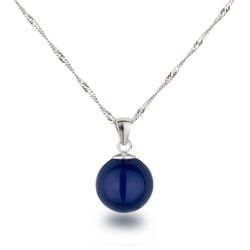 Schöner-SD Kette mit Anhänger 12mm Perle günstig online kaufen