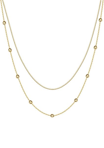 Hey Happiness Edelstahlkette Layer Kugel Kette günstig online kaufen