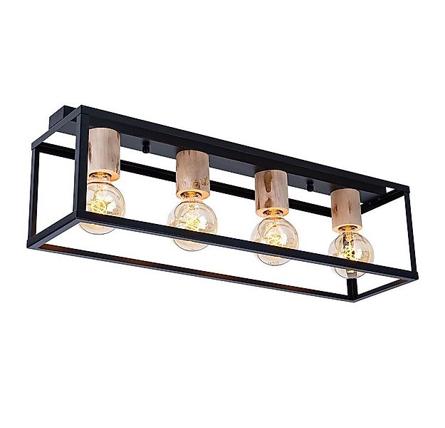 GLOBO LIGHTING Deckenleuchte, Leuchtmittel nicht inklusive, Vintage Decken günstig online kaufen