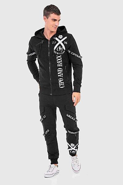 Cipo & Baxx Trainingsanzug "HOMEWEAR", 2 Stk. zweiteilig und mit ausgefalle günstig online kaufen