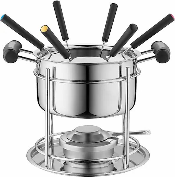 MÄSER Fonduetopf Edelstahl 18/0 Set, 11 Stk. tlg. günstig online kaufen